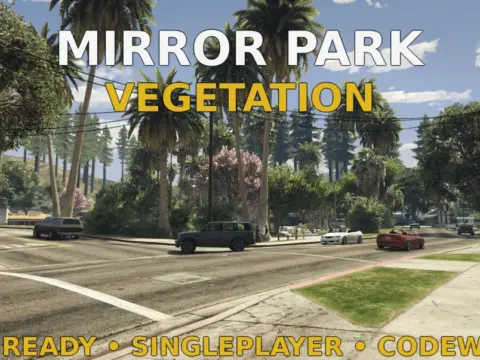 Mirror Park Vegetation [YMAP / FiveM] V1.0