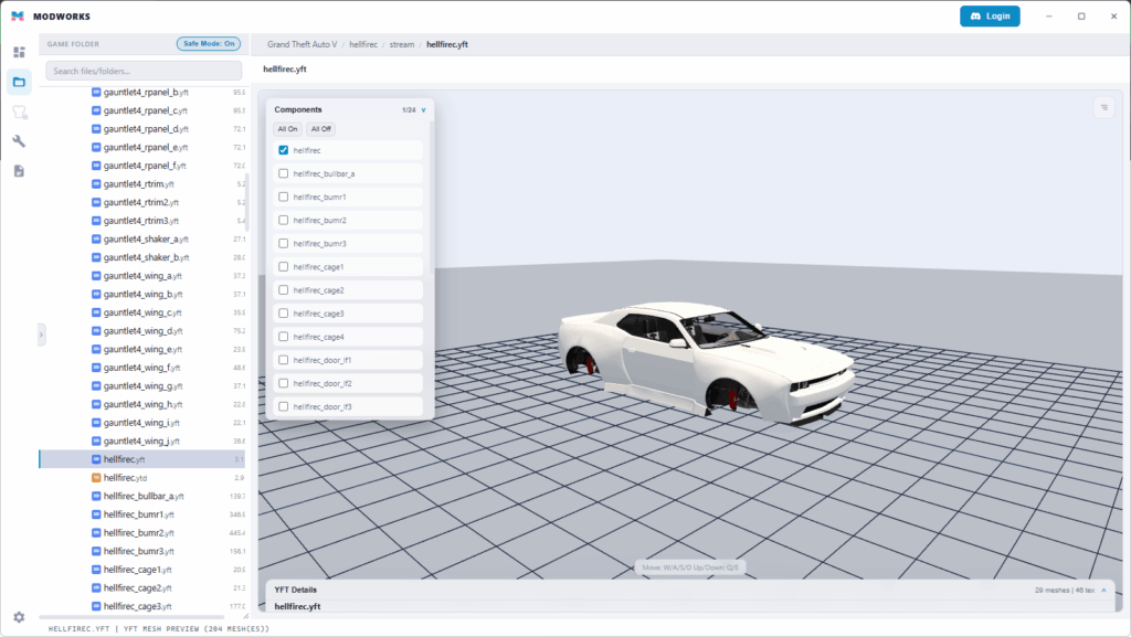 ModWorks - GTA V Modding Utility 0.1.122
