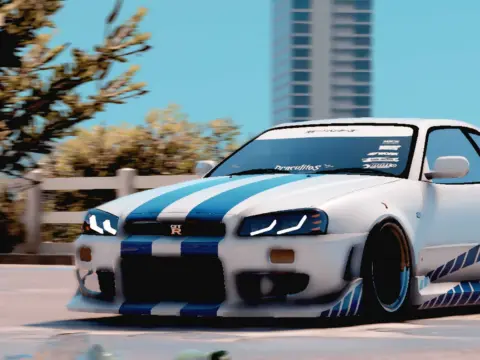 Nissan Skyline R34 Twin Turbo RHD