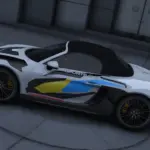 Porsche 718 Boxster S Modern Abstract2