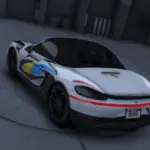 Porsche 718 Boxster S Modern Abstract3