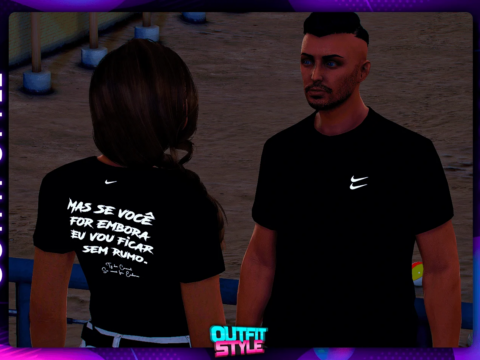 Reflective Couple Shirt
