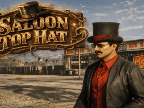 Saloon Top Hat MP Male Cowboy Hat