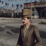 Saloon Top Hat MP Male Cowboy Hat4