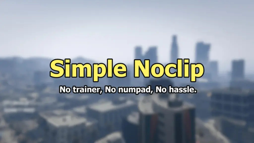 Simple Noclip 1.0