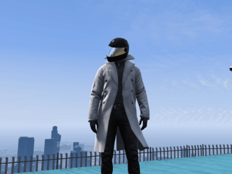 Trench Coat with Cloth Physics for MP Male 1.0