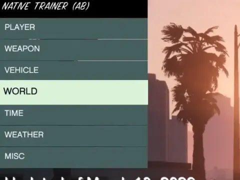 Updated NativeTrainer From Alexander Blade As Of March 13