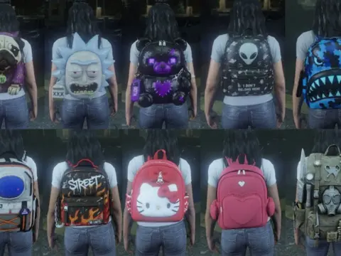 10 Backpack Pack for MP Male