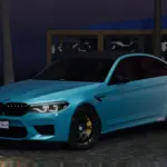 2019 BMW M5 F90 Competition Fading Blue3