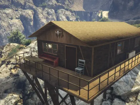 A house above rivers