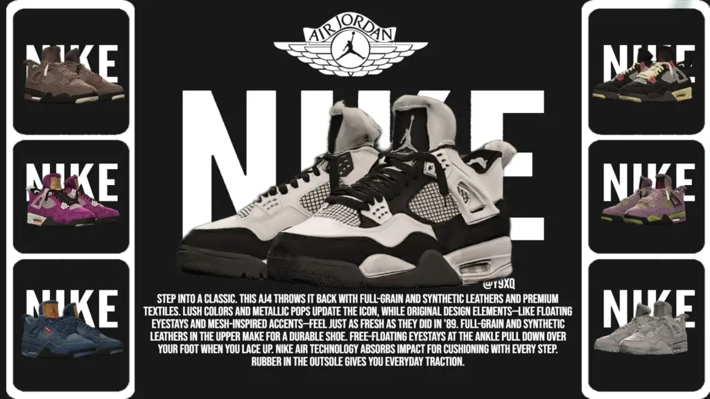 Air Jordan 4 Pack For Franklin