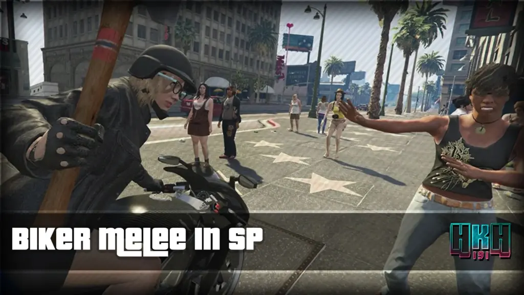 Biker Melee In SP 1.0