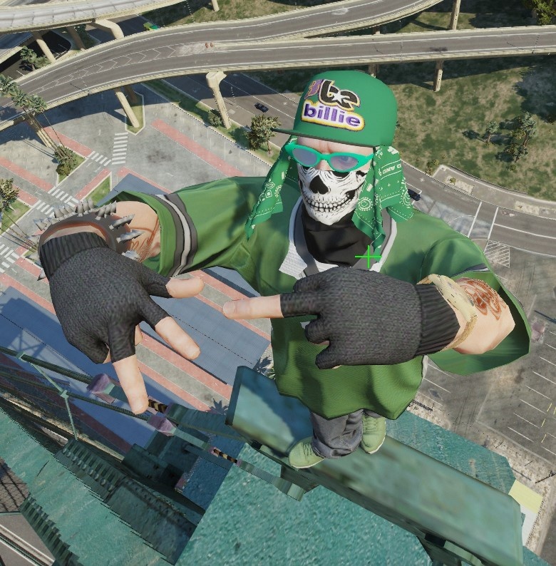 Billie Eilish Bandana Hats for MP Male 1.71