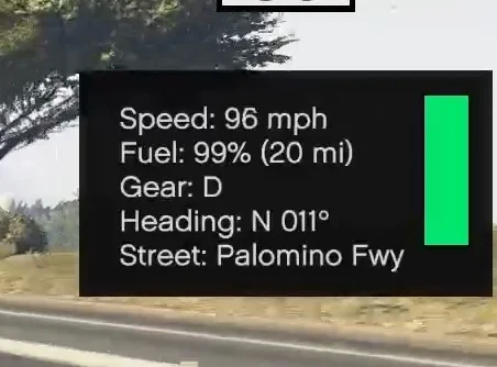 1803's Car HUD + Fuel System V1.0