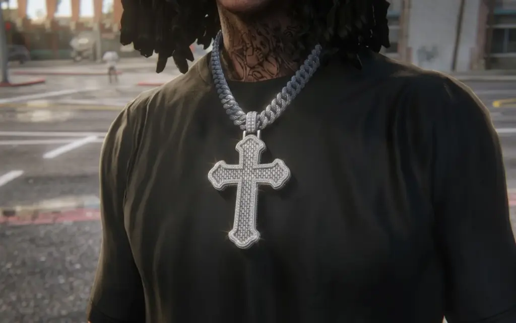 Cross Diamond Necklace