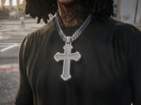Cross Diamond Necklace