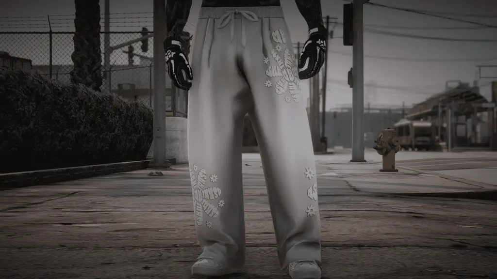 FLOWER MK BRANDED SWEATS FOR MALE