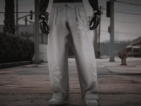 FLOWER MK BRANDED SWEATS FOR MALE
