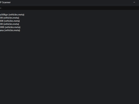 GTFP Add-On Vehicle Scanner