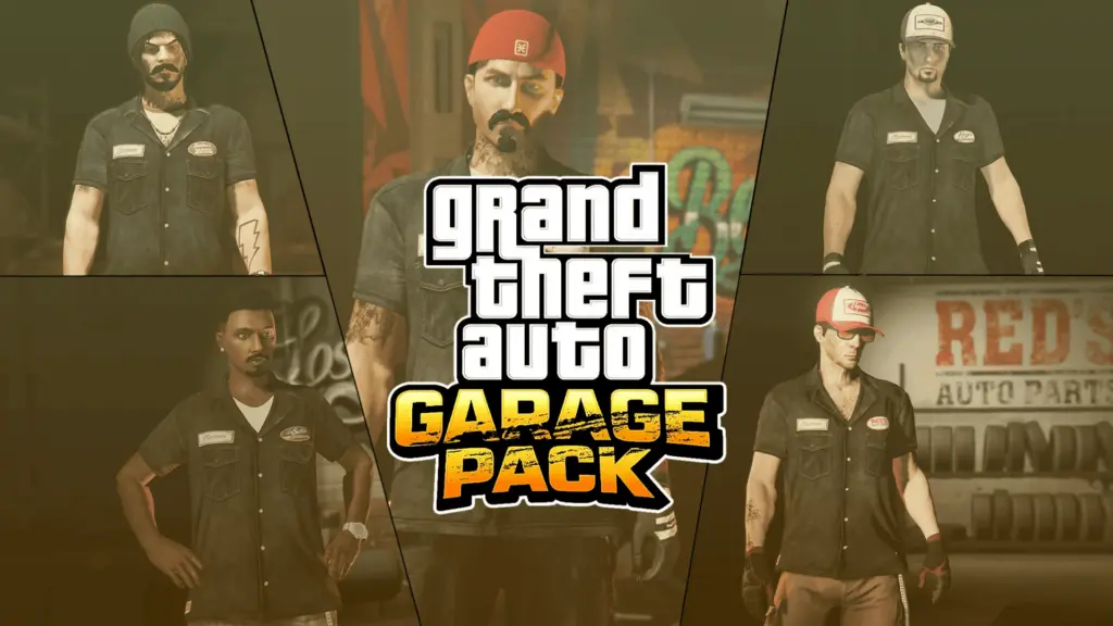 Garage Clothing Pack for MP Male