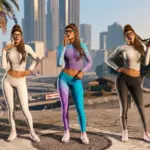 Gymnastic Mp Female Ped + Sporty Outfit Leggings & Top Full Body Mod Gymnastic Mp Female Ped + Sporty Outfit Leggings & Top Full Body Mod