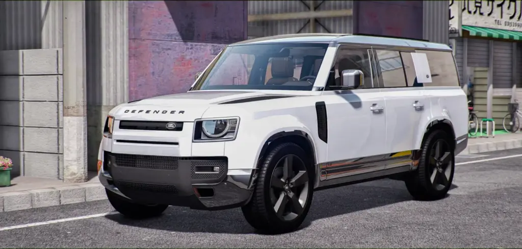 Land Rover Defender 90 V8 Engine