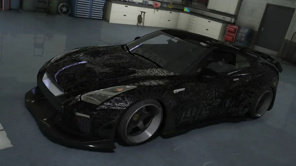 Nissan GT-R35 Chrome Body