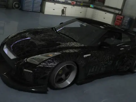 Nissan GT-R35 Chrome Body