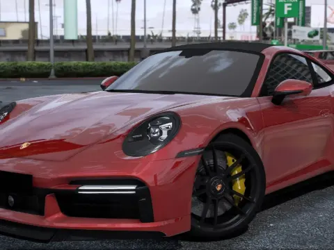 Porsche 911 TURBO S Red Scorpion 2021