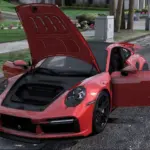 Porsche 911 TURBO S Red Scorpion 20215