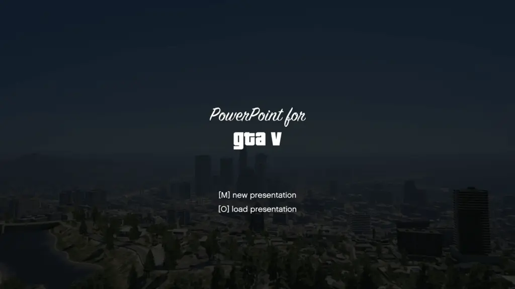 PowerPoint for GTA V 1.0