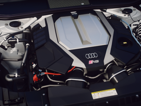 Volkswagen-Audi RS6 EA825 V8 Engine Sound