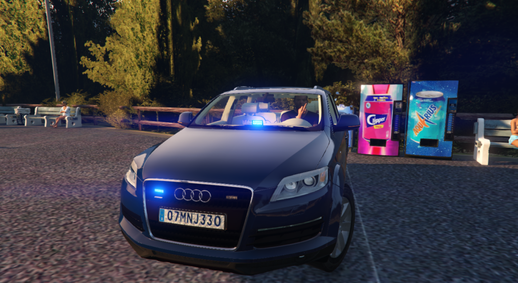 2006 Audi Q7 Quattro Typ 4L SEK Zivil Polizei