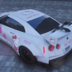 2017 Nissan GTR Hello Kitty streetrace livery6