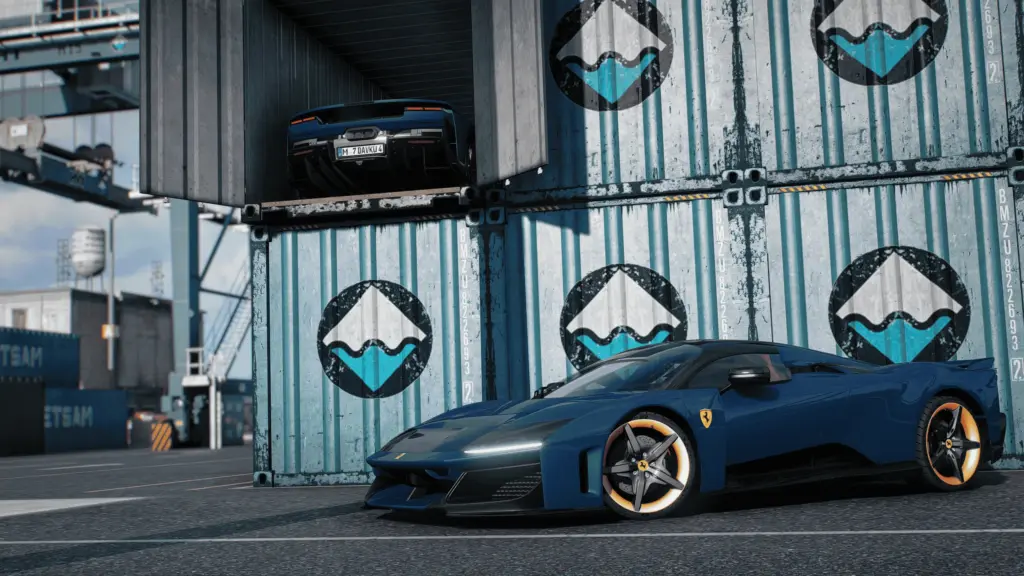 2025 Ferrari F80 Blue Carbon Exposed [Add-On | Extras] [Animated Spoiler] V1.0