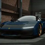 2025 Ferrari F80 Blue Carbon Exposed [Add-On | Extras] [Animated Spoiler] V1.0