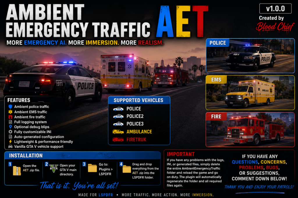 Ambient Emergency Traffic
