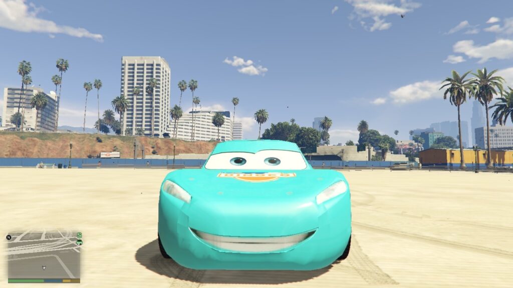 Cars 2 Dinoco Lightning Mcqueen Skin 1.0