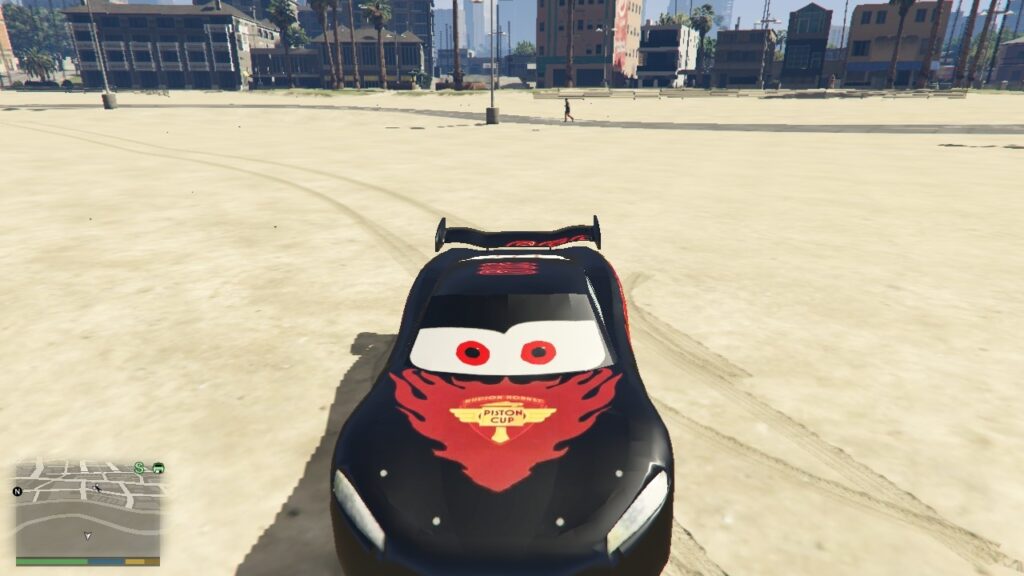 Cars 2 Evil Lightning Mcqueen Skin 1.0