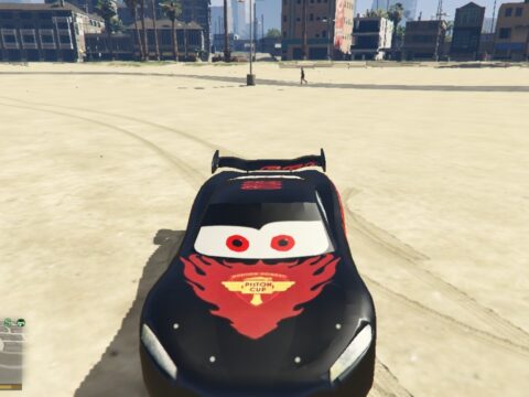 Cars 2 Evil Lightning Mcqueen Skin 1.0