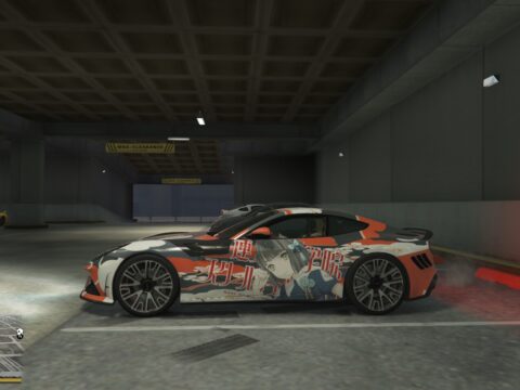 Ginko Momose Link Like Love Live Itasha for 2013 Ferrari F12 Stallone by Mansory 1.0