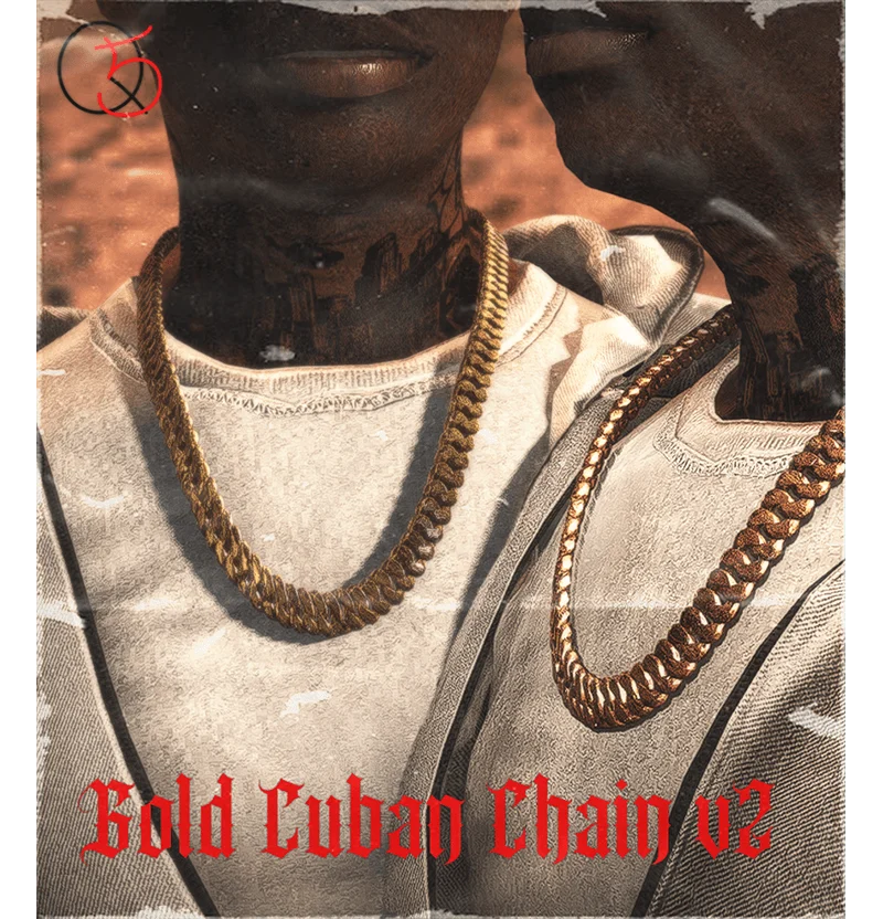 Gold Cuban Chain v2 1.0