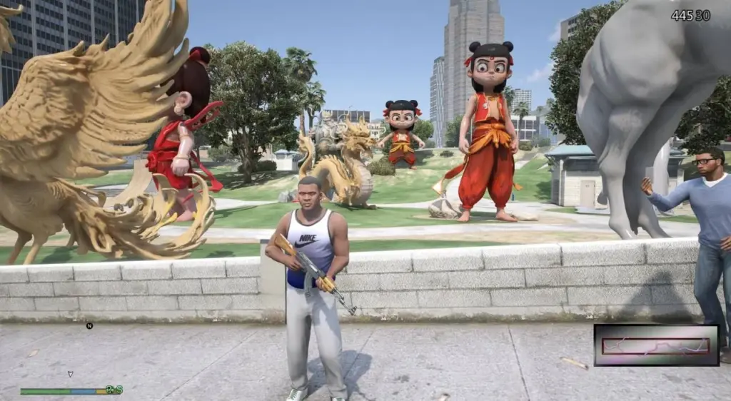 High-quality Chinese-style park statues 1.0