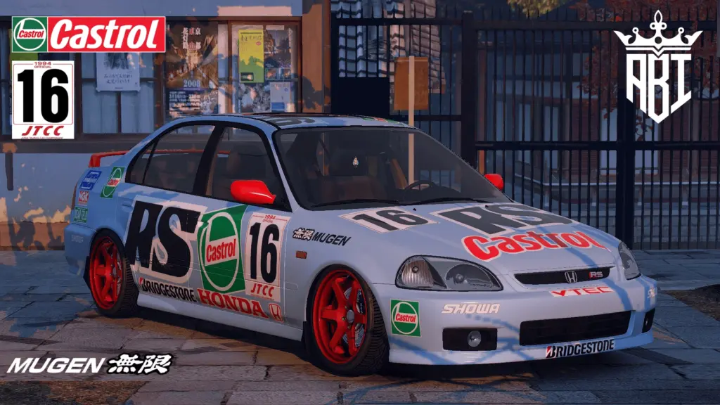 Honda Civic Ferio 1994 JTCC TEAM CASTROL MUGEN