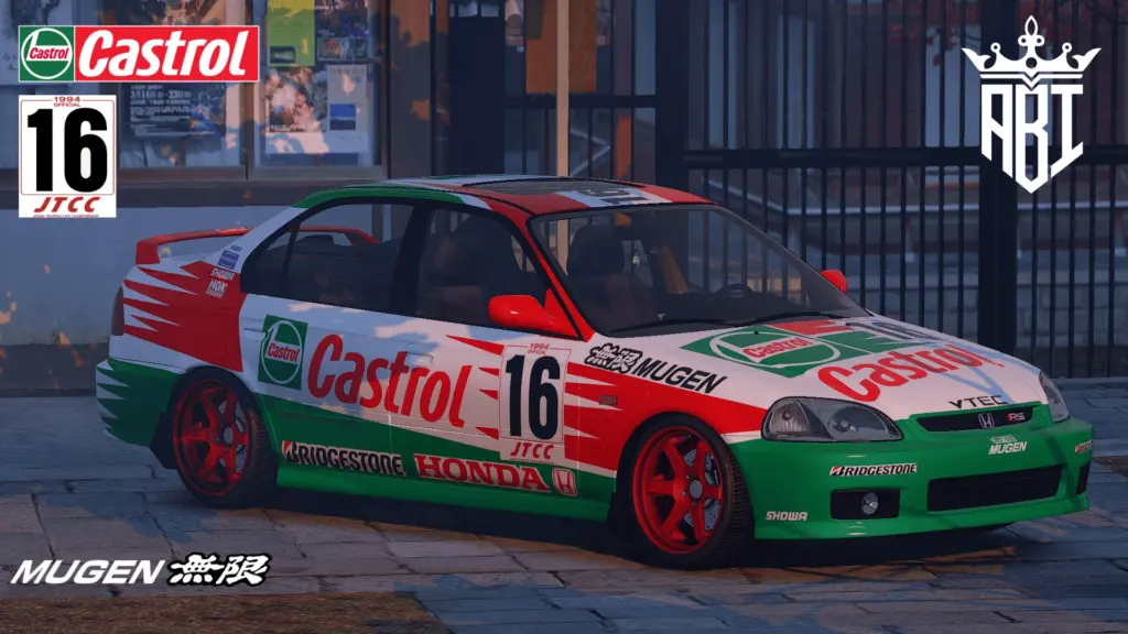 Honda Civic Ferio 1995 JTCC TEAM CASTROL MUGEN