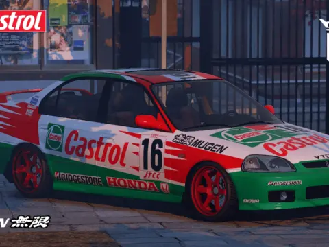 Honda Civic Ferio 1995 JTCC TEAM CASTROL MUGEN