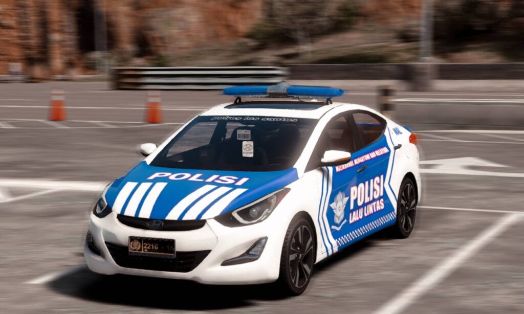 Hyundai elantra polisi indonesia polantas