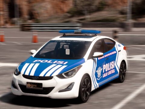 Hyundai elantra polisi indonesia polantas