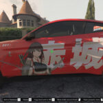 Kancolle Itasha for Ford Mustang Shelby GT500
