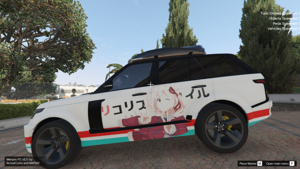 Lycoris Recoil Itasha Range Rover Vogue Startech L405 1.1